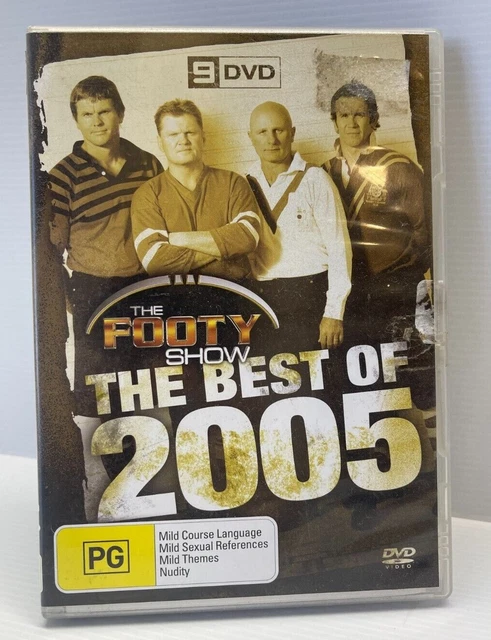 The Footy Show DVD AFL The Best Of 2005 R0 Sports Football League Tracked Post