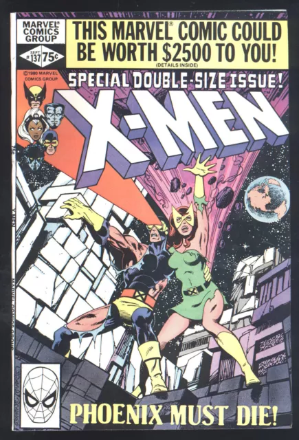 X-Men #137 (Marvel 1980) Claremont Byrne Death of Dark Phoenix (Jean Gray) VF/NM