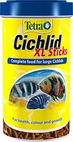 Tetra Cichlid XL Fish Food Sticks Completo, Cibo per Grande Cichlids, 500 ml