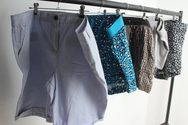 5x pantaloncini estivi da donna High Street - M&S ecc. taglia 18 (V-P2)