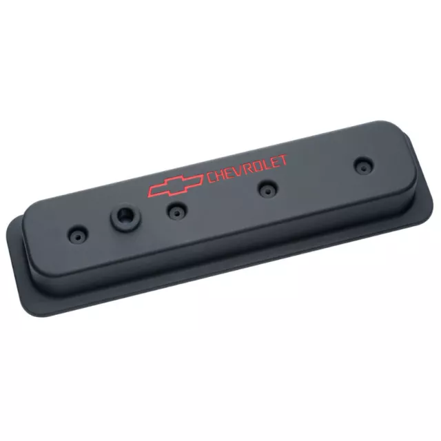 Coprivalvola pressofusa Proform bullone centrale piccolo blocco V8 87-LS nero arricciatura