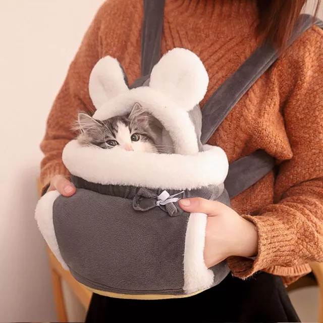 Warm Hanging Chest Pet  Bags Pet Carrier Bag Pets Cage Cat Dogs Backpack