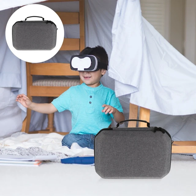 Boîte De Rangement Pour Lunettes Vr Polyester Voyage Pochette Eva Étui Rigide
