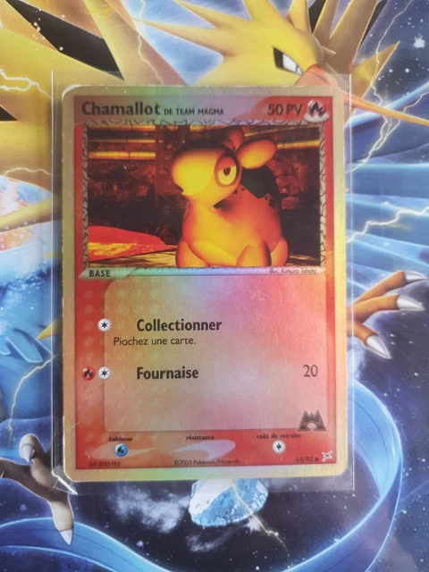 CARTE POKEMON chamallot 64/95. EX Team Magma VS Team Aqua. FRANCE