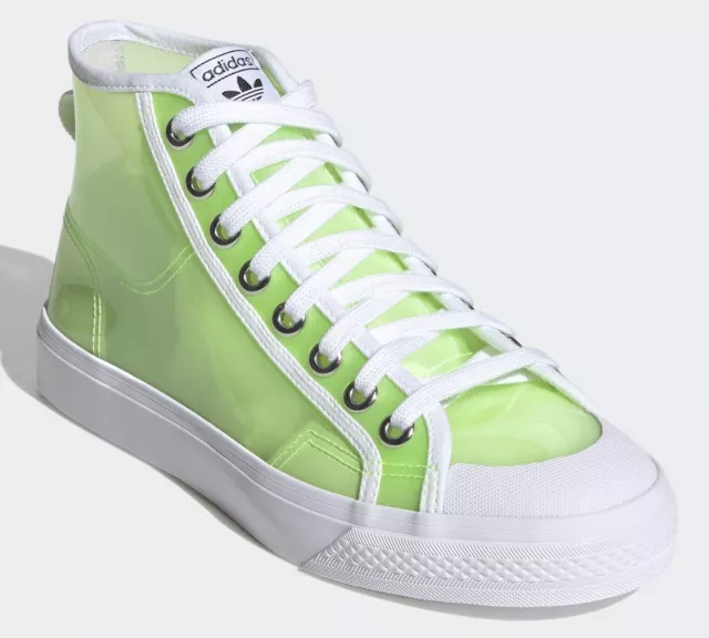 ADIDAS Originals Nizza Hi W scarpe da ginnastica donna segnale gelatina verde FW9942