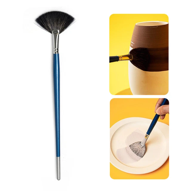 1 pz Spazzola arte ceramica strumento di idratazione vetro per ceramica smalto/pittura da colorare
