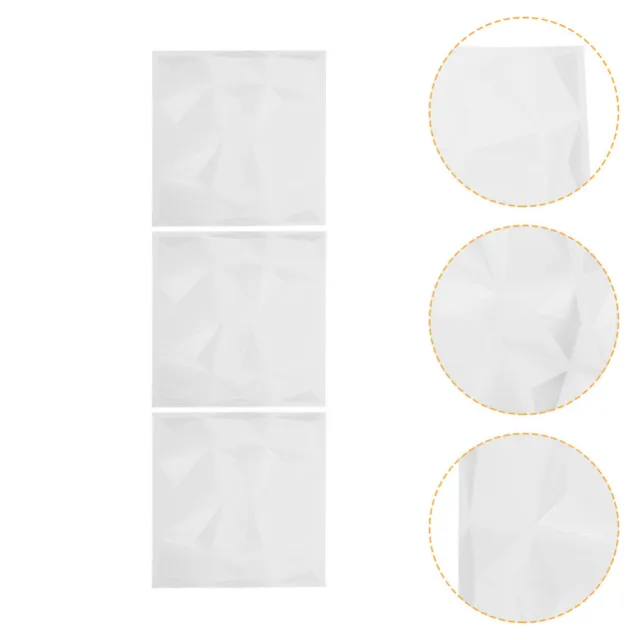 3 pz pannelli da parete testurizzati carta da parati 3D pannelli da parete 3D decorazioni da parete interne