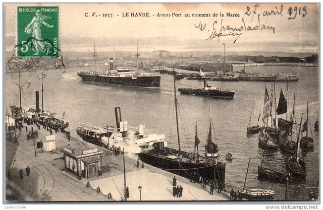 CPA 76 LE TREPORT l'Avant Port