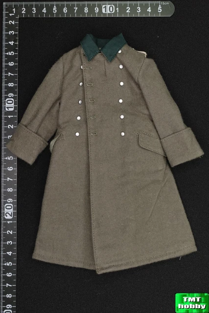 1:6 Scale DID D80159 WWII German WH Infantry Winter - M36 Green Greatcoat 1:6 Scale DID D80159 WWII German WH Infantry Winter - M36 Green Greatcoat