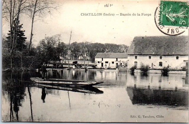 36 CHATILLON - the pool of the forge.