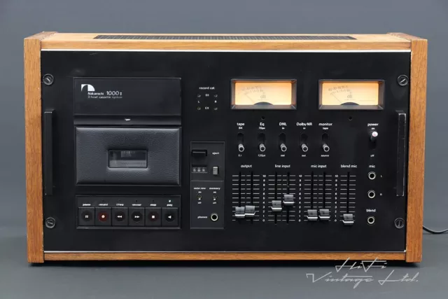 Nakamichi 1000 II Tri-Tracer drei Köpfe Dual Capstan Kassettendeck HiFi Vintage