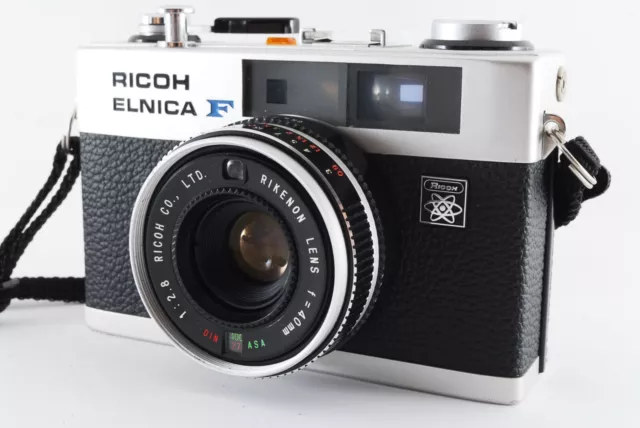 RICOH ELNICA F Rangefinder 35mm Film Camera 40mm F2.8 Lens From JAPAN [Exc+]