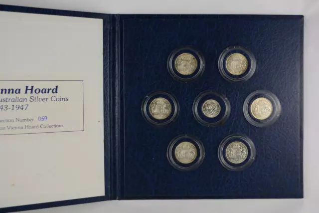 Australia - Vienna Hoard - Pre-Decimal Album - Florins - Shilling - Uncirculated