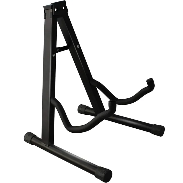 Guitar Floor Stand Holder A Frame Universal Fits Acoustic Electric Bass Stand