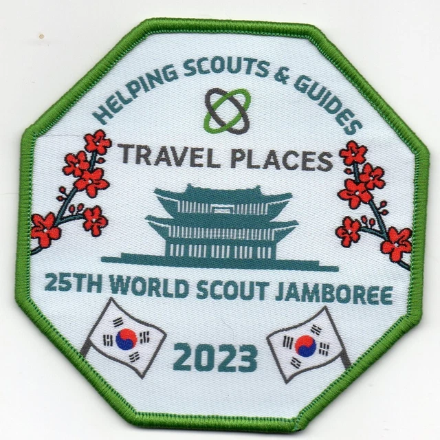 25TH WORLD SCOUT Jamboree WSJ 2023 TRAVEL PLACES BADGE EUR 12 67 25TH WORLD SCOUT Jamboree WSJ 2023 TRAVEL PLACES BADGE EUR 12 67