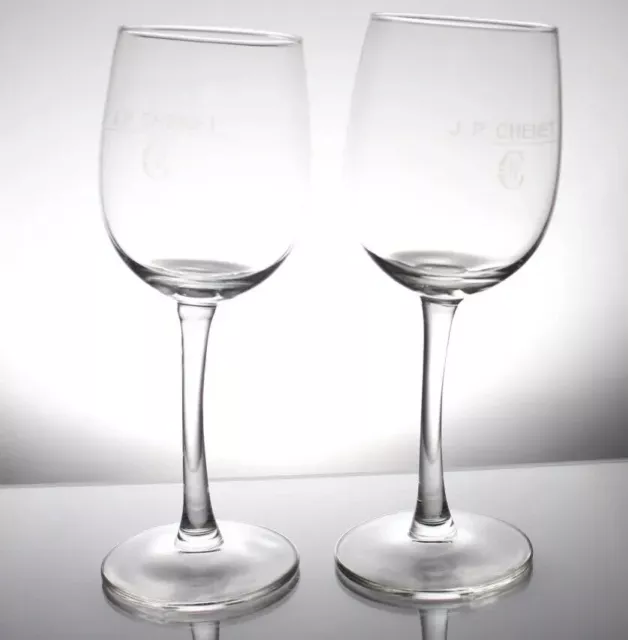 Chenet Wonky / Tilting Wine Glasses X 2