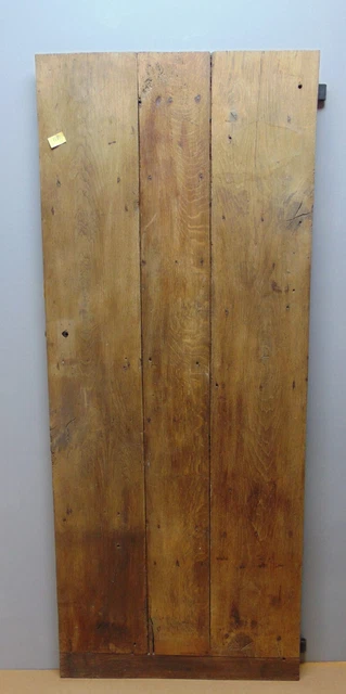 Reclaimed  30" x 73 1/4" Wide Oak  Plank Ledge Door ref 67D