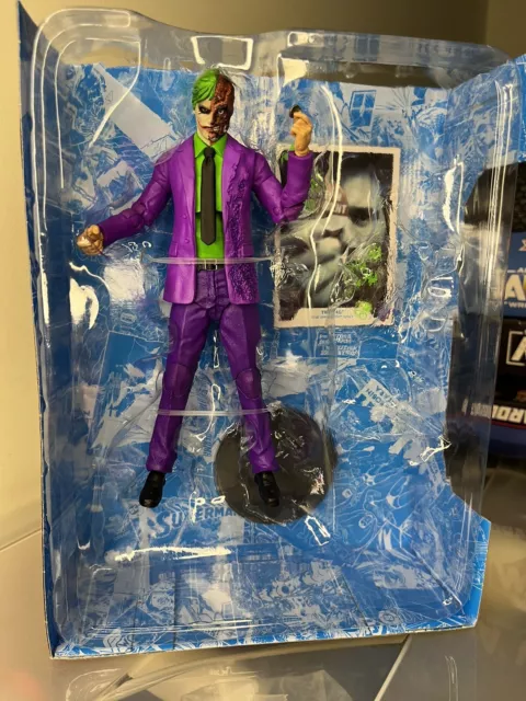 McFarlane Toys DC Multiverse Jokerized Two-Face Dark Knight Figure No Bane BAF