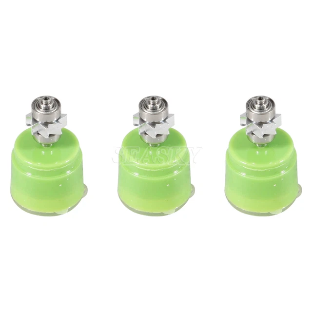 3x Dental cartridge fit Fiber Optic LED Light turbine handpiece YB6 in USA