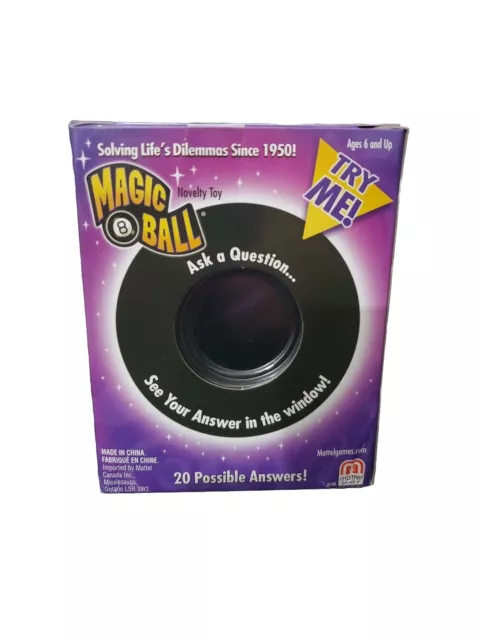 Mattel Magic 8 Ball Fortune Teller Lucky Questions Answers Toy Game