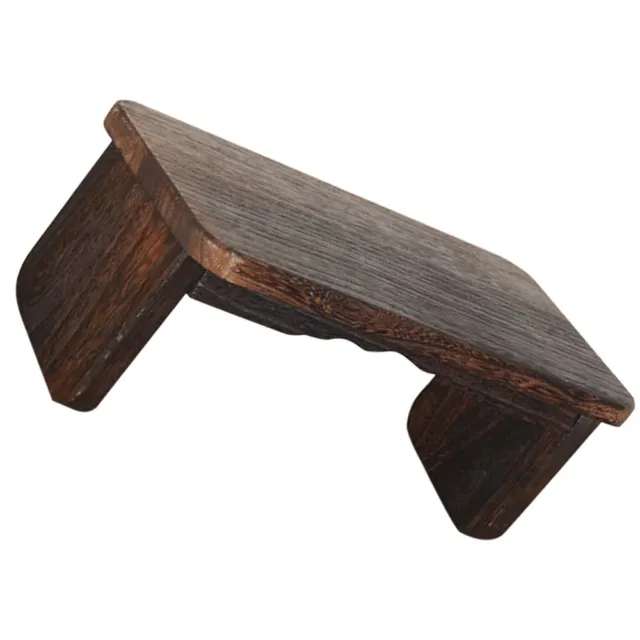 Taburete de meditación de madera niño pequeño taburete de baño silla de yoga
