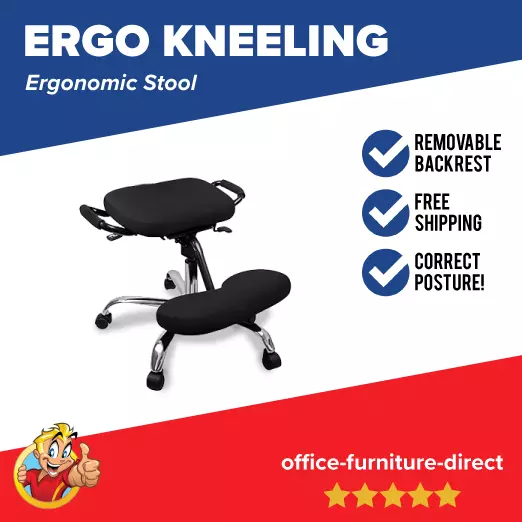 Ergonomic Kneeling Chair Stool Adjustable Knee Posture Office Computer Seating