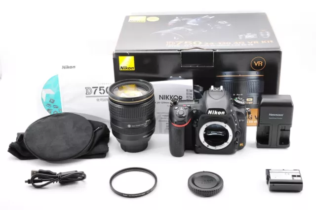 [NEAR MINT IN Box SC 11,690] Nikon D750 24-120 4G VR Kit From JPN S1061
