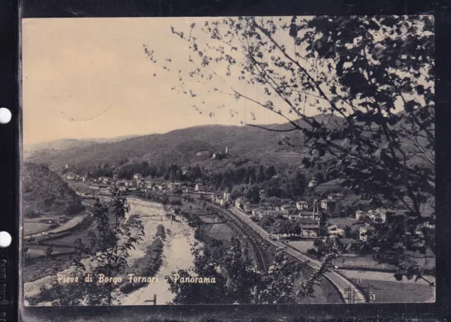 Cartolina Pieve di Borgo Fornari Panorama G1758