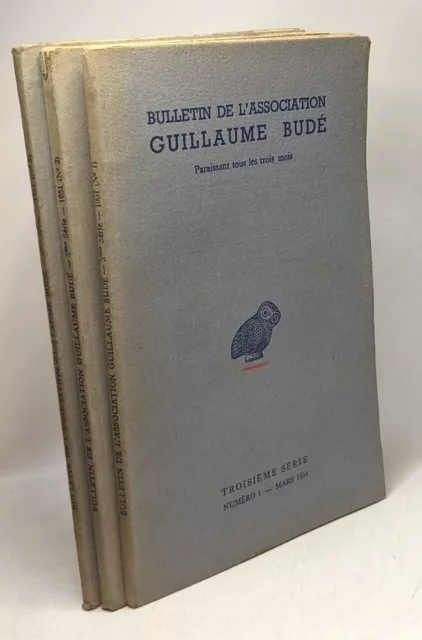 347062|Bulletin de l'association Guillaume Budé (revue de culture