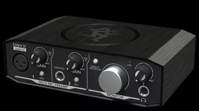 Mackie Onyx Artist 1-2 USB Audio Interface 2-in/2-out USB 2.0 Audio Interface