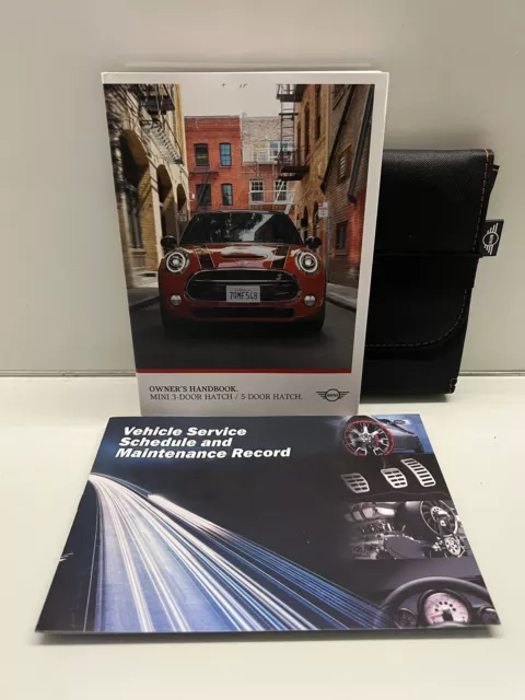 Mini Cooper / One / S / D Owners Pack / Handbook / Manual + Wallet 18~22 (2018)