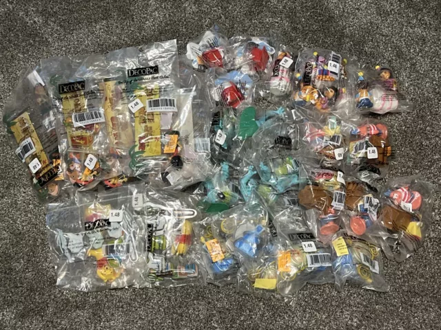 Lot of  39 Unused Deco Pac Cake Toppers - Jake Diego Dora Sully Spongebob & More