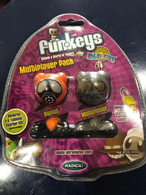 Ub Funkeys Multiplayer Pack 2008 Fallout & Sprocket Orange & Gray N2938