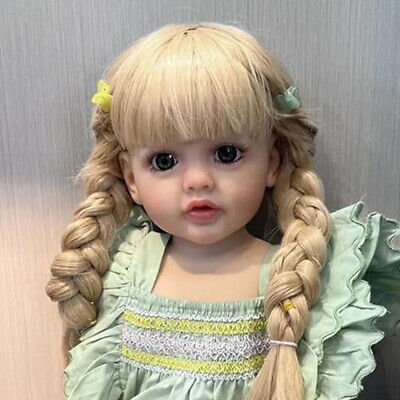 Bambole rinate NPK 22 pollici 55 cm neonato neonata principessa bambina fatte a mano bambini giocattoli da bagno
