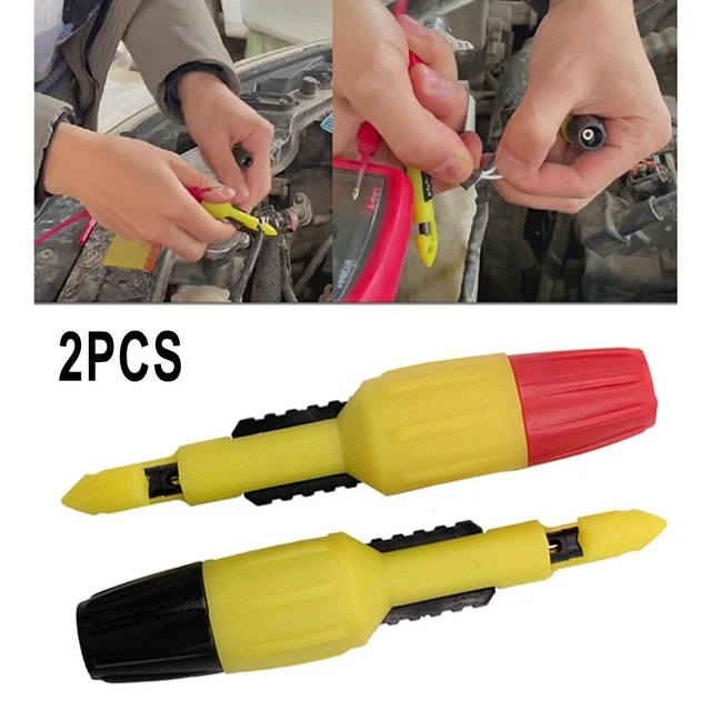 2PCS Brandneu Reifenpanne Clip Test Clips Test Clip 2/4mm Clip for Kabel