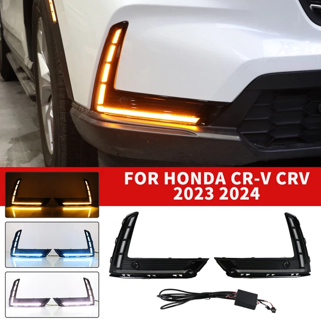 2PCS DRL FOR Honda CRV CRV 2023 2024 LED Daytime Running Light Fog