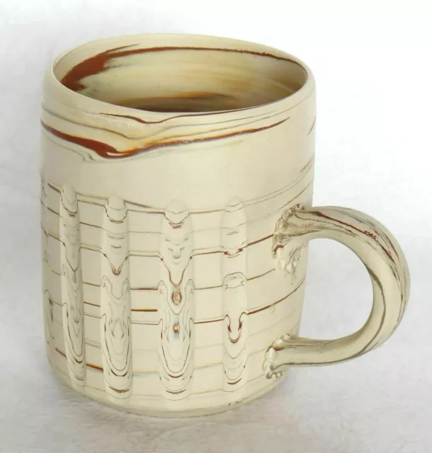 Japanese Pottery Coffee Mug Cup Tokoname Ware Signed Vintage