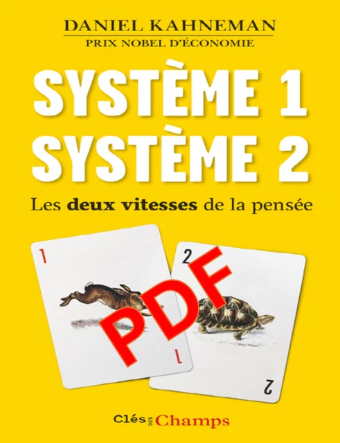 SYSTÈME 1,SYSTÈME 2 : Les deux vitesses de la pensée (dematerialized ...