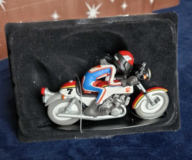Figurine Joe Bar Team - Gege Lapole BMW Speciale JBT Interceptor - Résine 1/18