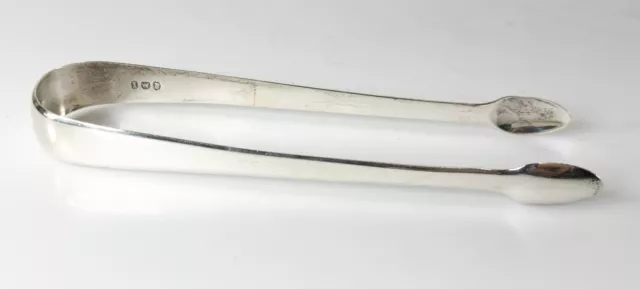 Antique English Georgian Sterling Silver Sugar Ice Tongs William Edwards 1804