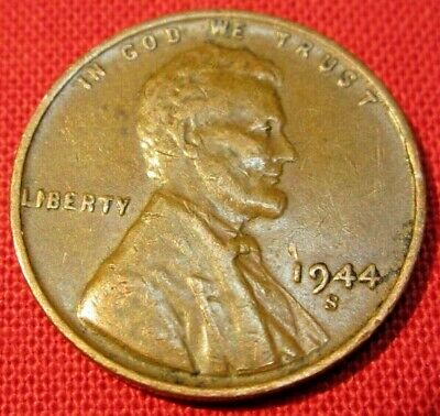 1944 S Lincoln Wheat Cent - G Good to VF Very Fine