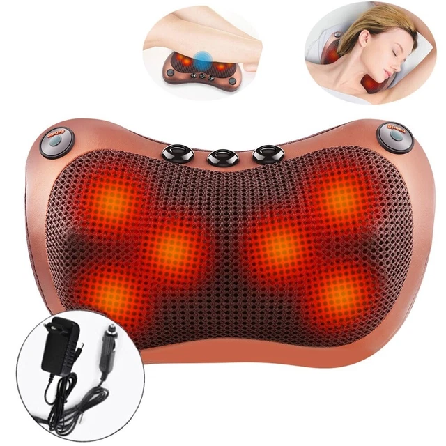 Oreiller de massage Shiatsu pour Cou, Epaules, Dos, Taille, Coussin Massant