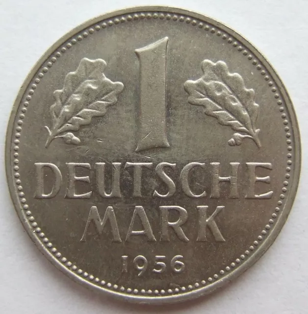 Moneta Rfg 1 Tedesco Marchi 1956 J IN Uncirculated