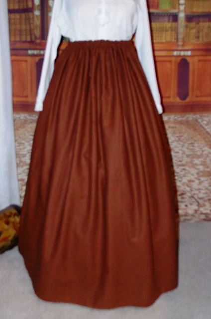 Nuova Donna Vittoriana Outlander Gonna Marrone Costume Steampunk Abito Fantasioso