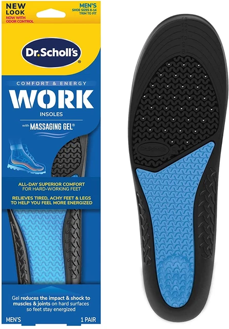 Plantillas avanzadas de gel de masaje Dr. Scholl'S WORK // absorción de impactos durante todo el día y