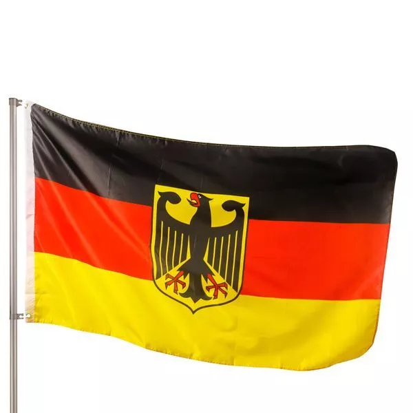 Bandera de Alemania bandera águila grande 90X150 ojales bandera alemana de primera calidad