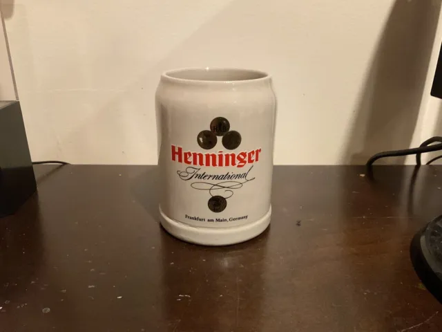 Henninger International - Frankfort am Main, Germany ~ Rare Label ~ Crock Stein