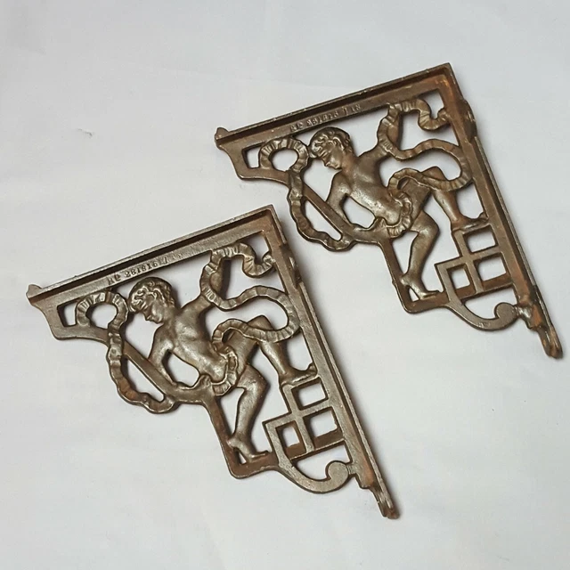 Original Pair 7.5'' Victorian Brackets