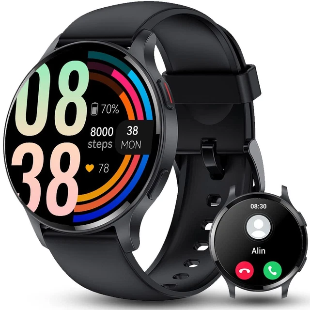 Montre Connectée 1.83" Avec Alexa Et Appels Bluetooth - IP68 - 120+ Sports - Pour Android/iOS