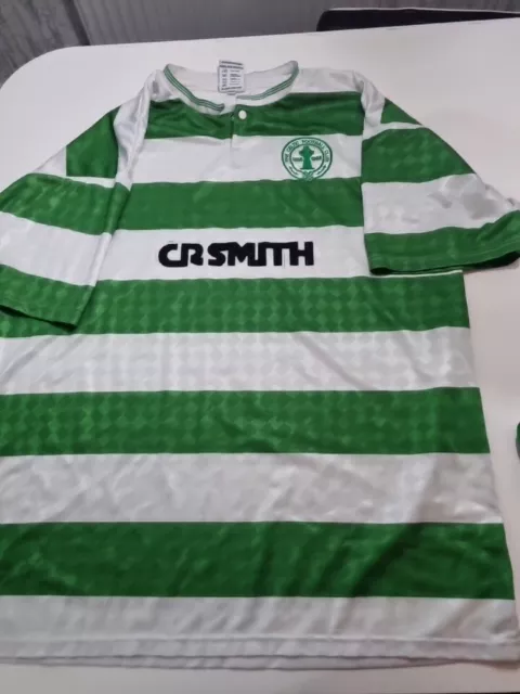 Celtic  1987-89 Home Shirt - XXl - Retro Score Draw Classic Remake Retro